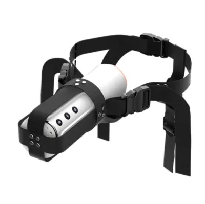 Wearable Male Masturbator with 7 Telescopic Rotation Soft TPE Aircraft Cup for Vagina Vibrating Feature