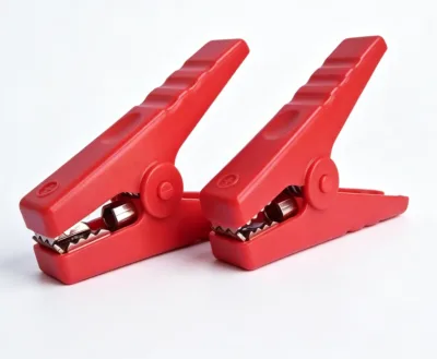 JIALUN 100AMP Plastic Alligator Battery Jumper Clips Crocodile Clamps