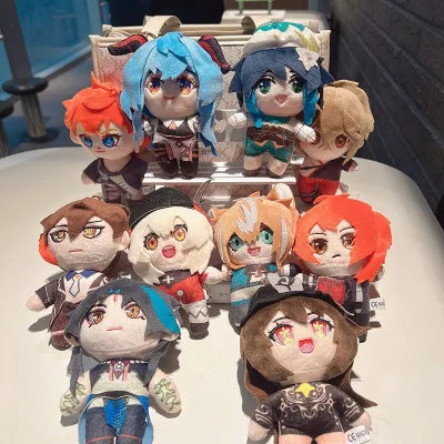 Cool Game Genshin Impact Plushie Doll Backpack Pendant Stuffed Plush Anime Game Keychain Gift