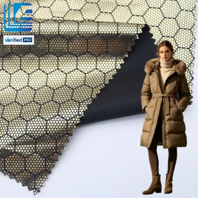 Winter Warm Woven Lightweight Graphene Gold Foil Taffeta Pongee High Stretch Antibacterial Heat Retention Fabric Coat Boys