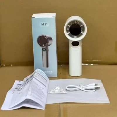 M11 Handheld Desktop Fan 120-Speed High-Speed Stepless Speed Control ABS USB Turbo Violent Wholesale