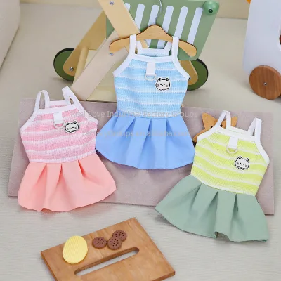 Hot Sale Pet Dog Dog Clothing Pet Clothing Spring Summer Bigbear Teddy Pet Princess Dress Suspender Dress