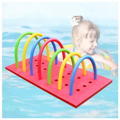 Bulk Eco-Friendly Customizable Size Pool Noodle Foldable Swim Lake Pool Pad Eva Foam Water Swimming Floating Mat with Holes