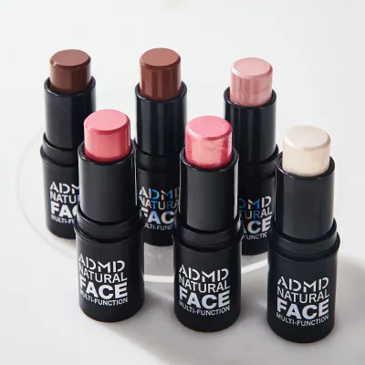 Face Makeup White Pink Blush Shimmer Stick Cream Blush Makeup Blush Stick Private Label Creamy Glow Cheek Rose Cute Blush Stick