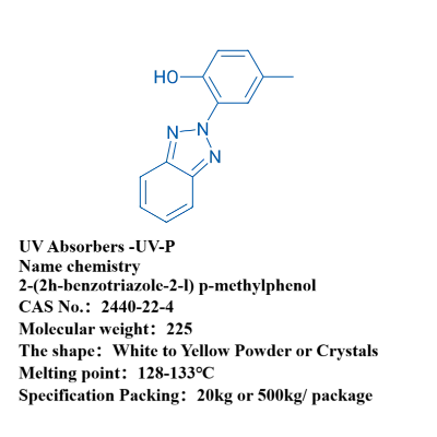 UV Absorbers -UV-P 2-(2h-benzotriazole-2-l) P-methylphenol CAS No. 2440-22-4 Drometrizole UV-P