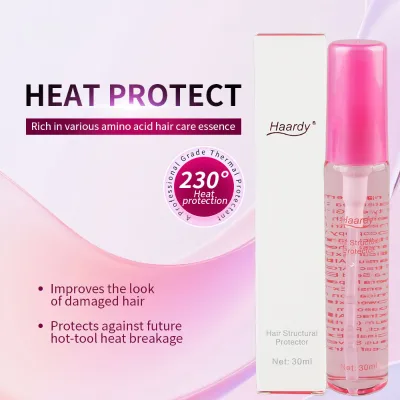 Thermal Hair Structural Protector Spray, Enhances Shine, Eliminates Frizz, Detangles, Prevents Split Ends, Replenishes Nutrients