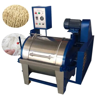 Automation Industrial Sheep Wool Cleaning Washing Machine Horizontal Electric Blanket Cleaner With Textile Engine Components