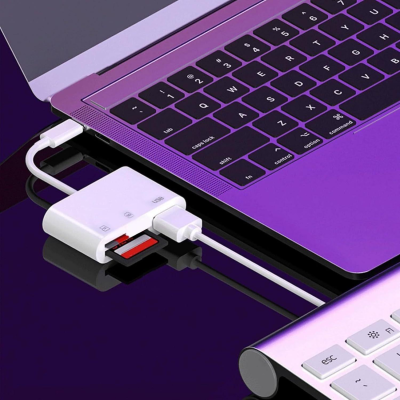 All in One Sd Card Reader USB C SD Card Reader  USB C to SD Card  USB-C/Type C Memory Card Adapter for Phone Laptop Tablet