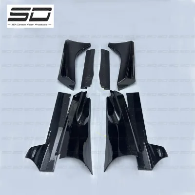Dry Carbon M Style Side Skirts Bodykit for McLaren 720s