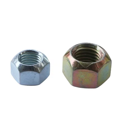 M6 M8 M10 M12 Carbon Steel Brass All-metal Zinc Hexagonal Prevailing Torque Deformation Locking Nut Din980v Nut