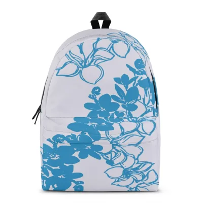 Customization Logo Stylish Large Capacity Polyester Waterproof Backpack Print Demand Design Lava Flower Youth Travel Universal