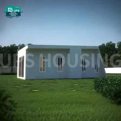 Portable Internal Plumbing Ready European Modular Prefab House Bathroom Gym Solar Powered High Quality Expandable for Backyard