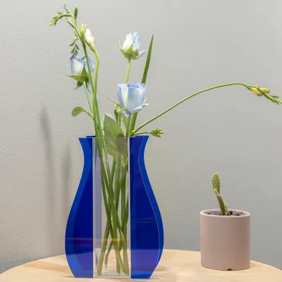 HOMESWEET High Quality Flower Vases Nordic Vase for Bookshelf Decor Unique Display Rack for Room Decor