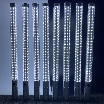 RICHSHINING LED Strobe Baton 80cm 60cm Long Night Club Sparkler Light Champagne Wine Bottle Service for Party Favors