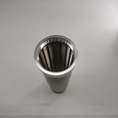 30 Micron Stainless Steel Wedge Wire Water Well Screen Filter 40 50 100 150 200um Square Hole Liquid Filter