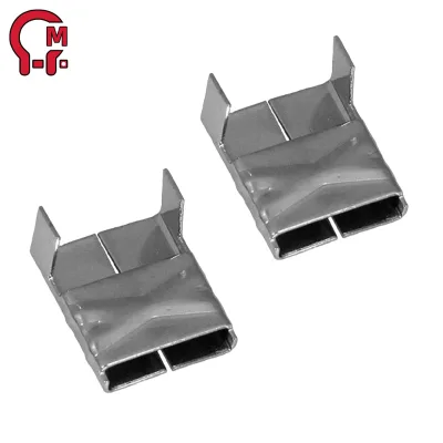 HLM Versatile Stainless Steel/Steel Polished Band Clip Accurate Dimension Matching Reliable Locking Effect for Securing Flexible