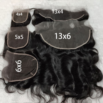4x4 5x5 13x4 13x6 Swiss Lace Closure 100% Brazilian Human Hair Transparent Lace Closure New Design Hd Lace Silk Closure