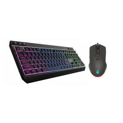 New Wholesale 104 Keys RGB Gaming Mechanical Keyboard and Mouse Combos USB Interface