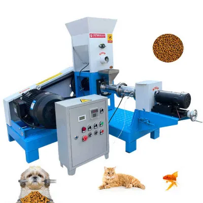 High Productivity New Carp Fish Feed Extruder Machine Floating Fish Feed Making Machine 100kg/h Diesel Engine