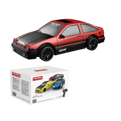 Mini 1:24 High-Speed 2.4GHz 4WD RC Drift Car for Adults Racing Hobby Toy with Charger and Remote Controller Included