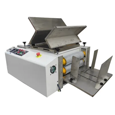 Customized Digital Paper Cup Machine Semi-Automatic Features Automatic Feeding Polishing 12 Inches Water Based Coater 320mm Max