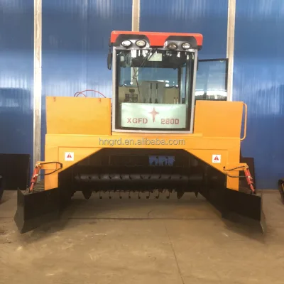 Cattle Manure Compost Fermentation Turning Machine,Organic Fertilizer Production Line Turning Machine Equipment