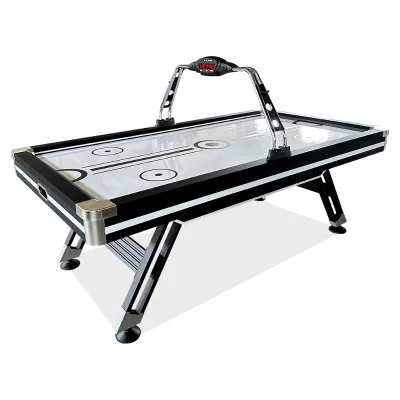 2025 Newest Design Professional Air Hockey Table MDF 7ft Electronic Scorer LED Light Pneumatique Indoor Entertainment