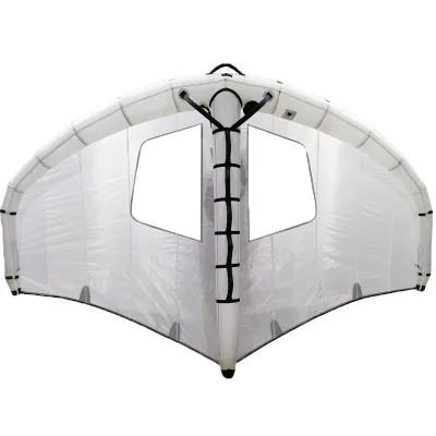 HITAC Inflatable Kite Foil Wing Wave Surfing Nylon Material 10KN Breaking Strength Sizes 3-6 Hand Pump Backpack Safety Black