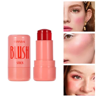 Vegan Natural Moisture Smooth Lightweight Dewy Sheer Lip Cheek Multi Use Bouncy Jelly Blendable Waterproof High Color Changing