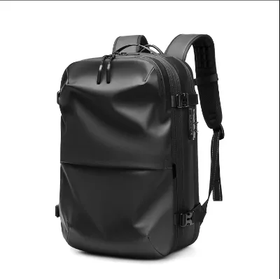 Custom New Designer Unisex Durable Travel Waterproof PU Leather Zipper Portable School Bag Business Casual Sports Students