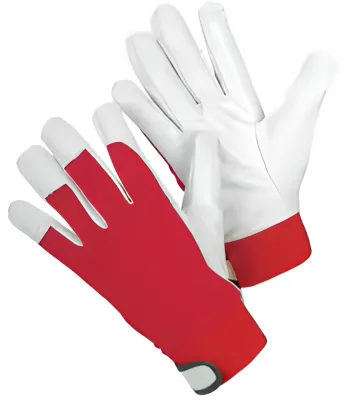 High Quality Tear Resistant Windproof Driver Gloves Wrist Strap Durable Leather Safety Working Gloves