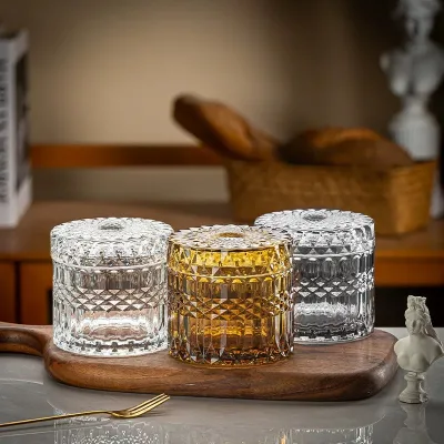 Luxury Green Gold Unique Tea Light Candle Holders Eco-Friendly Heat Resistant Glass Containers Empty Jars Christmas Easter