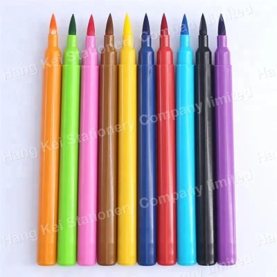Stationery Regular Paint Brush Tip Water Color Calligraphy Marker Pen Set