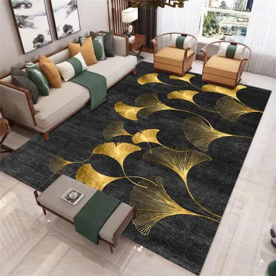 Eco-friendly Heavy-duty Stain-resistant Comfortable Modern Living Room Anti-slip Plush Machine Made Pet-Friendly Washable Golf