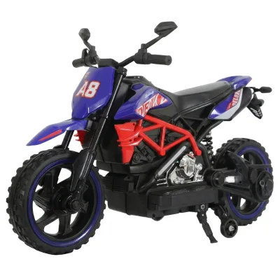 New Children's Electric Motorcycle Two-Wheeled Anti-Rollover Dirt Bike Ride on Cars Rechargeable 12v10 Battery Power Motorbike