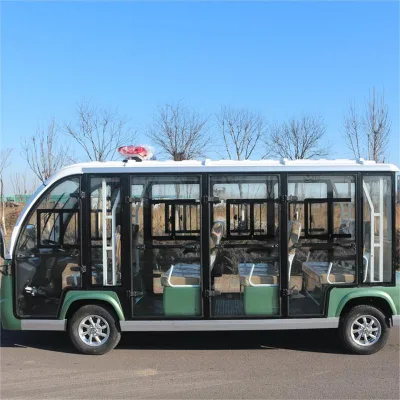 China Factory Cheap 8/14/23 Seats 220V/380V 200AH Battery 7.5KW Motor Electric Sightseeing Bus Fiberglass + Steel 12 Months Car