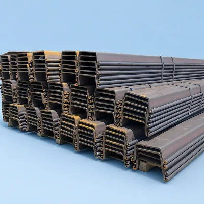 Q235B / Q345B Steel Sheet Pile U Shape SP-III/SP-IV/SP-V U Shape Steel Sheet Pile for Cofferdam and Flood Protection.