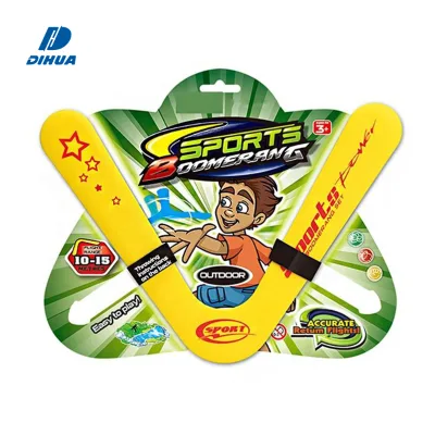 High Quality and Durable V Shaped Boomerang Juguete Flying Disc Toy Outdoor Exercise Training Sport Interactive Game