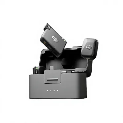 Mic Mini Wireless Noise-Canceling Lavalier Microphone Bluetooth 5.3 Built-in Battery for Live Streaming Mobile Audio Recording