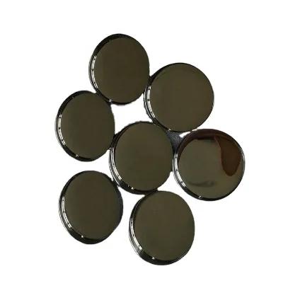 High Purity (>99.93%) Metallic Silver Luster Stamped Pure Molybdenum Cups