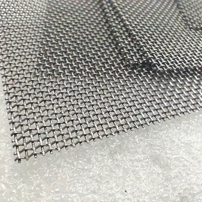 Corrosion Resistant 99.5% Pure Titanium Mesh Screen Woven Mesh for PEM Electrolyzer Battery Electrode