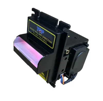 TP83 Coin Operated Games Banknote Acceptor High Performance Cash Processor Automatic Counting for Most Currencies Plastic