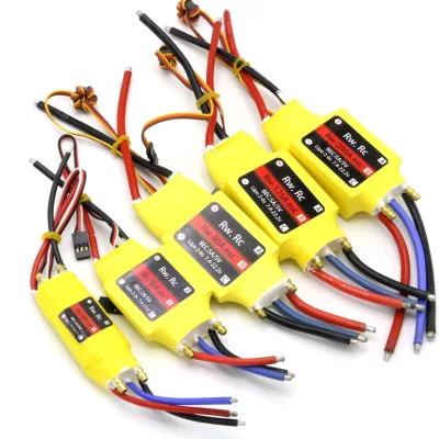 AD 1pcs 2-6S 30A/50A/80A/100A/200A ESC With 5V/3A 5V/5A UBEC Brushless Speed Controller ESC for RC Boat