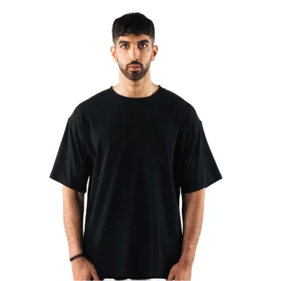 OEM Unisex Custom 100% Cotton 240 GSM Knitted Silk Screen Printed Blank T-Shirt High Quality Round Neck Anti-Pilling Breathable