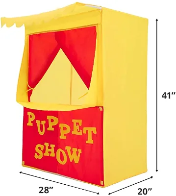 IQ Training Toy Stand Puppet Show Theater Pretend Playhouse Play Tent