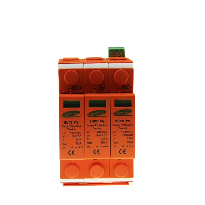 Aoda 3P 1000V 20KA-40KA SPD Solar Protection System Surge Arrester
