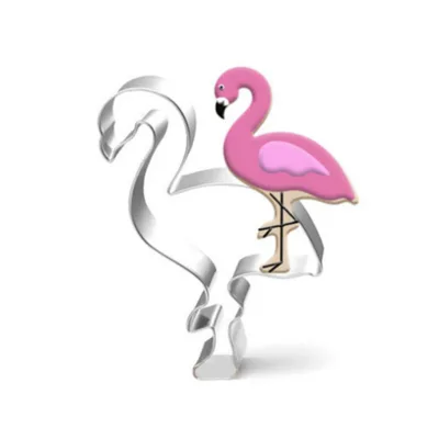 Bulk Metal Stainless Steel Bird Flamingo  Cookie Cutter Custom