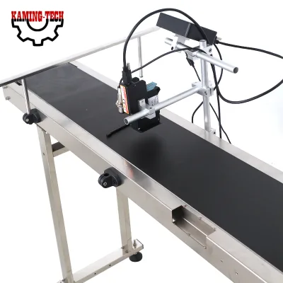 Intelligent Belt Conveyor Machine Conveyor Belt with Online Inkjet Printer