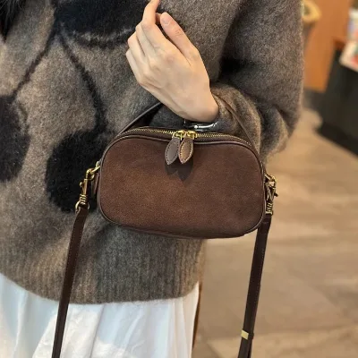 Small Womens Handbag 2025 New Niche-design Crossbody Bag Fashionable Versatile Tote PU European-American Retro-style Bag