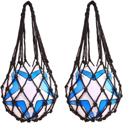 Wholesale Soccer Ball Bag Soccer Football Mesh Storage Sports Ball Holder Nylon Carry Bag Durable Single Ball Carrier 2 Pack